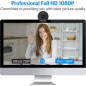 EMEET 1080P USB Webcam with Microphone, Privacy Cover, Noise-Canceling, Auto Light Correction, 70° View EMEET 1080P USB Webcam with Microphone, Privacy Cover, Noise-Canceling, Auto Light Correction, 70° View