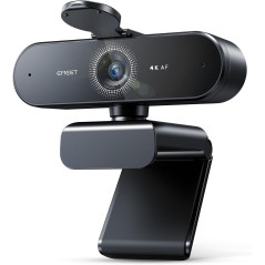 EMEET NOVA 4K Webcam - Ultra HD, Autofocus, Dual Mics, Privacy Cover