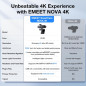 EMEET NOVA 4K Webcam for PC - Ultra HD, PDAF Autofocus, Dual Mics, 73° FOV, Auto Light, Privacy Cover EMEET NOVA 4K Webcam for PC - Ultra HD, PDAF Autofocus, Dual Mics, 73° FOV, Auto Light, Privacy Cover