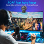 EMEET S600 4K Webcam with Sony Sensor, PDAF, 1080P@60FPS, Dual Mics, Privacy Cover, 73° FOV - Streaming Camera