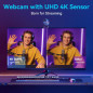 EMEET S600 Webcam 4K Sony Sensor, Autofocus, 1080P 60FPS, Microphones Réduction de Bruit, Cache Privé EMEET S600 Webcam 4K Sony Sensor, Autofocus, 1080P 60FPS, Microphones Réduction de Bruit, Cache Privé