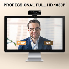 Full HD 1080P Webcam for PC/Mac – Video Calls on Skype, Zoom & More