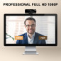 Full HD 1080P Webcam for PC/Mac/Laptop with HD Light Correction, Compatible with Skype, Zoom, FaceTime & More Full HD 1080P Webcam for PC/Mac/Laptop with HD Light Correction, Compatible with Skype, Zoom, FaceTime & More