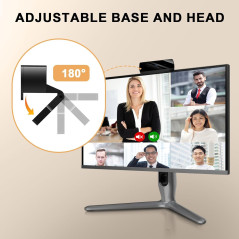 Full HD 1080P Webcam for PC/Mac – Video Calls on Skype, Zoom & More