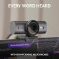 Logitech MX Brio Ultra HD 4K Webcam, 1080p 60 FPS, Collaboration, Streaming, GameChat - Graphite Logitech MX Brio Ultra HD 4K Webcam, 1080p 60 FPS, Collaboration, Streaming, GameChat - Graphite