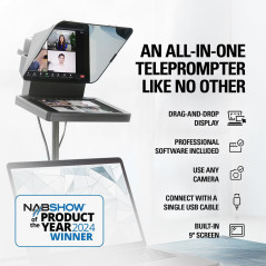 Elgato Prompter: Built-In Screen Teleprompter for YouTube, Zoom & More