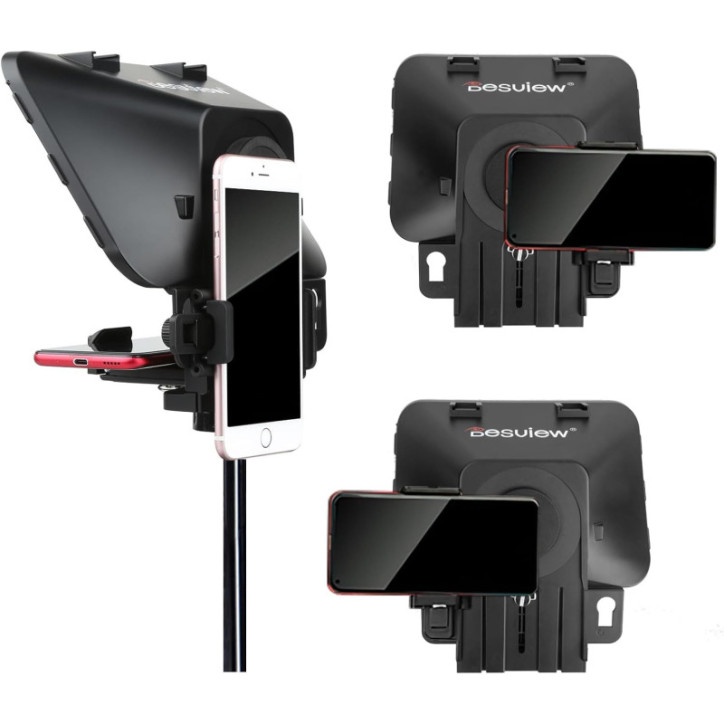 Desview T3 Teleprompter with Remote, Compatible with iPad/Tablet/Smartphone up to 11, 8 Display Mirror Desview T3 Teleprompter with Remote, Compatible with iPad/Tablet/Smartphone up to 11, 8 Display Mirror