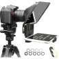 Desview T3 Téléprompteur avec télécommande, compatible iPad/tablette/smartphone jusqu'à 11, miroir 8 large angle Desview T3 Téléprompteur avec télécommande, compatible iPad/tablette/smartphone jusqu'à 11, miroir 8 large angle