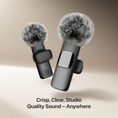 Micro Mini Mic Pro USB-C - Micro sans fil pro pour iPhone, Android