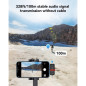 Microphone Sans Fil 3-en-1 PQRQP pour iPhone/Android/Appareil Photo, 328ft Portée, 18H Autonomie Microphone Sans Fil 3-en-1 PQRQP pour iPhone/Android/Appareil Photo, 328ft Portée, 18H Autonomie
