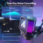 MAONO Gaming USB Microphone DGM20S with Noise Cancellation, Mute, Gain, Monitoring & Boom Arm for Streaming & Podcast