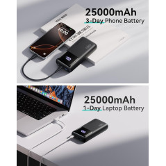 Chargeur Portable INIU 25000mAh 100W USB-C Rapide Multi-Ports
