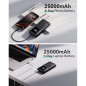 INIU Power Bank 25000mAh 100W Chargeur Portable USB-C Rapide 3 Sorties pour Laptop, MacBook, iPhone, Samsung INIU Power Bank 25000mAh 100W Chargeur Portable USB-C Rapide 3 Sorties pour Laptop, MacBook, iPhone, Samsung