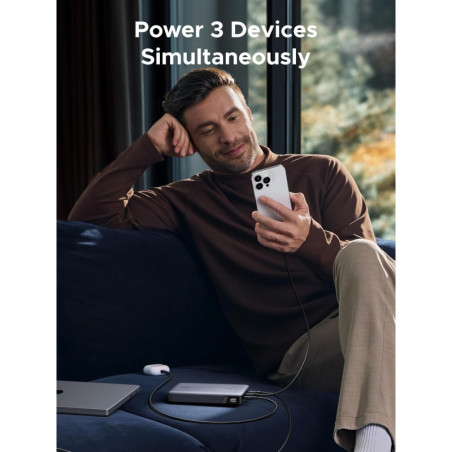 UGREEN 25,000mAh 145W Portable Power Bank, 3-Port USB-C PD Battery Pack for Laptops & Phones