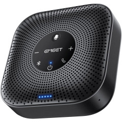 EMEET M0 Plus Speakerphone: 360° AI Mics, Noise Reduction & Bluetooth