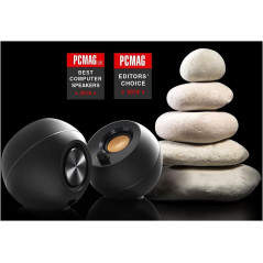 Creative Pebble 2.0 USB Desktop Speakers with Far-Field Drivers - Black
