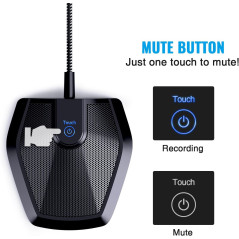 TONOR G11 Conference USB Microphone, Omnidirectional Condenser Mic for Video Calls, Recording, Plug & Play