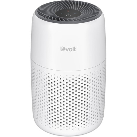 LEVOIT Purificateur d'Air 3-en-1 pour Chambre, Filtre Allergènes, Fumée, Odeurs, avec Éponge Parfumée, Blanc