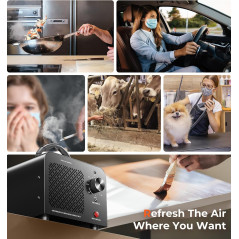 Powerful Ozone Generator 48,000mg for Odor Removal, 4000 Sq Ft Coverage