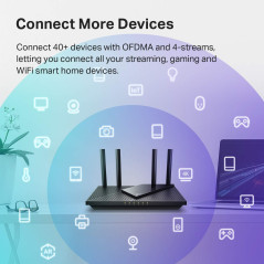 TP-Link AX1800 WiFi 6 Router V4 (Archer AX21) – Dual Band, Alexa-Ready