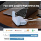 GL.iNet GL-MT3000 Beryl AX Portable Wi-Fi 6 Travel Router, 2.5G VPN Router for Business, Mobile, RV, Plane GL.iNet GL-MT3000 Beryl AX Portable Wi-Fi 6 Travel Router, 2.5G VPN Router for Business, Mobile, RV, Plane
