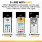 Digital Business Card - No Subscription, Unlimited NFC & QR Sharing - Custom Black Card for iPhone & Android Digital Business Card - No Subscription, Unlimited NFC & QR Sharing - Custom Black Card for iPhone & Android