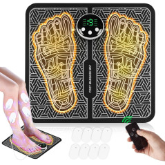 Phixnozar TENS & EMS Foot Massager with LCD Display for Muscle Relief