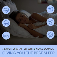 Mindfulness 'Breathing Owl' 3-in-1 Guided 4-7-8 Breathing Light, Night Light & Noise Machine for Stress & Sleep