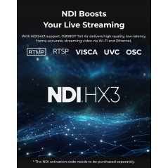 OBSBOT Tail Air 4K AI PTZ Camera with NDI, Gesture Control & Streaming