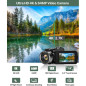 4K 64MP Vlogging Camcorder with 3 Touchscreen, 18X Zoom, Night Vision, Mic, Remote, Stabilizer & 2 Batteries 4K 64MP Vlogging Camcorder with 3 Touchscreen, 18X Zoom, Night Vision, Mic, Remote, Stabilizer & 2 Batteries