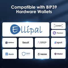 ELLIPAL 316 Stainless Steel Seed Phrase Backup for Ledger & Trezor Wallets