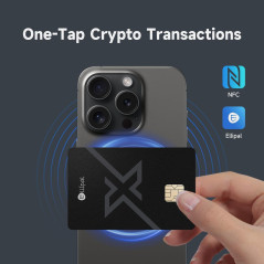 ELLIPAL X Card Air Gapped Crypto Cold Wallet with Starter Kit – Secure Offline Storage for BTC, ETH, NFTs & 10,000+ Tokens