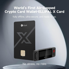ELLIPAL X Card – Portefeuille Crypto Sécurisé Hors Ligne