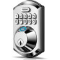 TEEHO TE002 Fingerprint Keyless Electronic Deadbolt Door Lock – Smart Auto Lock, Satin Nickel, Easy Install TEEHO TE002 Fingerprint Keyless Electronic Deadbolt Door Lock – Smart Auto Lock, Satin Nickel, Easy Install