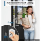 TEEHO TE002 Serrure de Porte à Empreinte Digitale - Sans Clé, Clavier Électronique, Verrou Intelligent Satin Nickel TEEHO TE002 Serrure de Porte à Empreinte Digitale - Sans Clé, Clavier Électronique, Verrou Intelligent Satin Nickel