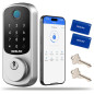 DESLOC B200 Smart Door Lock - Keyless, Fingerprint, Touchscreen, App Control, BHMA Grade 3, 12-Month Battery DESLOC B200 Smart Door Lock - Keyless, Fingerprint, Touchscreen, App Control, BHMA Grade 3, 12-Month Battery