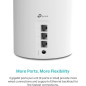 TP-Link Deco X55 AX3000 WiFi 6 Mesh System (3-Pack) - Covers 6500 Sq.Ft, 3 Gigabit Ports, Ethernet Backhaul TP-Link Deco X55 AX3000 WiFi 6 Mesh System (3-Pack) - Covers 6500 Sq.Ft, 3 Gigabit Ports, Ethernet Backhaul