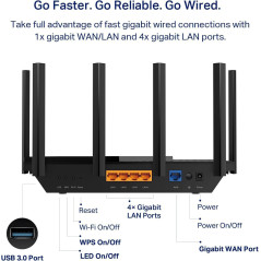 Routeur TP-Link AXE5400 WiFi 6E Tri-Bande - Gaming & Streaming