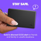 Tile by Life360 Slim Bluetooth Tracker & Wallet Finder for Luggage, Passports - Phone Finder, 1-Pack Black Tile by Life360 Slim Bluetooth Tracker & Wallet Finder for Luggage, Passports - Phone Finder, 1-Pack Black