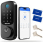 DESLOC B200 Smart Door Lock - Keyless, Fingerprint, App Control, Touchscreen Keypad, BHMA Grade 3, 12-Month Battery DESLOC B200 Smart Door Lock - Keyless, Fingerprint, App Control, Touchscreen Keypad, BHMA Grade 3, 12-Month Battery