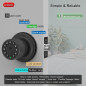 Smart Waterproof Keypad Door Lock, 50 User Codes, Auto Lock, Matte Black Finish Smart Waterproof Keypad Door Lock, 50 User Codes, Auto Lock, Matte Black Finish