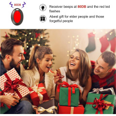 Reyke Key Finder : Localisateur RF 131ft, 4 Récepteurs, 80dB+