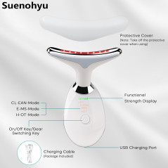 Red Light Therapy Wand for Face & Neck | 7 Color LED Skin Care Tool