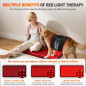 Red Light Therapy Pad 24x12 with Timer & Remote, 660nm & 850nm Infrared for Body, Knee, Shoulder, Back Red Light Therapy Pad 24x12 with Timer & Remote, 660nm & 850nm Infrared for Body, Knee, Shoulder, Back