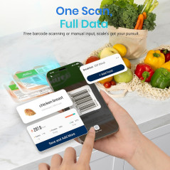 Etekcity Smart Kitchen Scale with Nutritional Calculator & App – 11lb