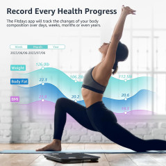 Smart Digital Bathroom Scale 13-Body Composition Analyzer & BMI Monitor