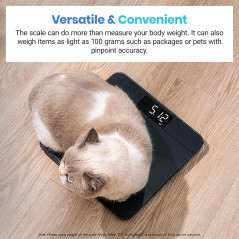 Pèse-personne Digital Etekcity 400 lbs, Précis et Lumineux