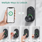 Yamiry Keypad Smart Door Lock with Knob – Fingerprint, Passcode, Keyless Entry & Easy Installation Yamiry Keypad Smart Door Lock with Knob – Fingerprint, Passcode, Keyless Entry & Easy Installation