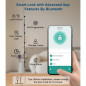 Fingerprint Smart Door Knob Lock with Keypad, Biometric & App Control, Auto Lock, Keyless - Matte Black Fingerprint Smart Door Knob Lock with Keypad, Biometric & App Control, Auto Lock, Keyless - Matte Black