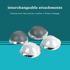 Homedics Heated Back Massager with Dual Heads & Interchangeable Nodes